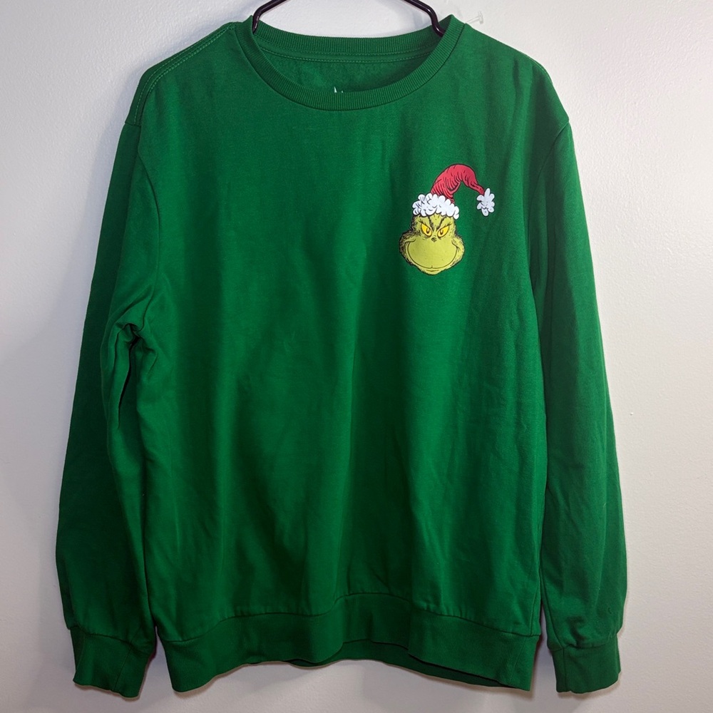 Dr. Seuss Festive Green Crewneck Sweater